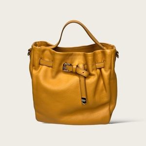 Yellow Cole Haan Bucket Bag